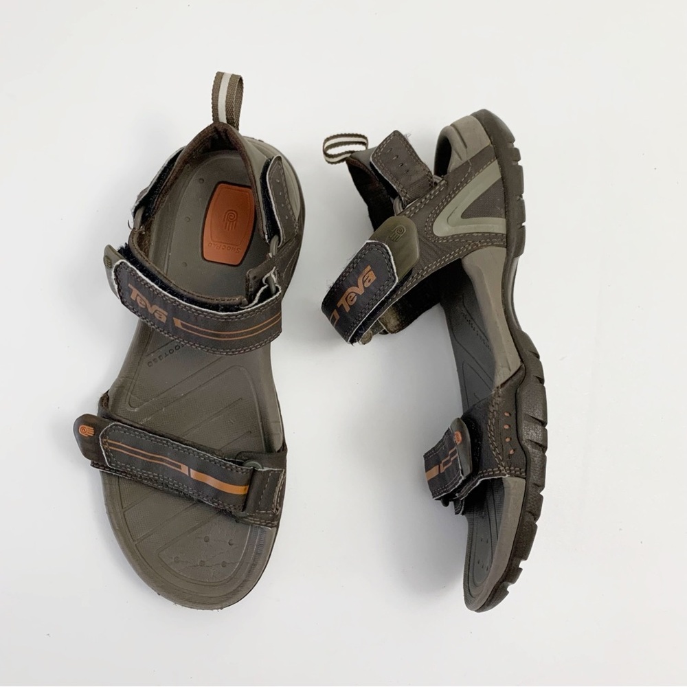 ▪️Teva Men's Dark Brown Outdoor Sandals ~ 8